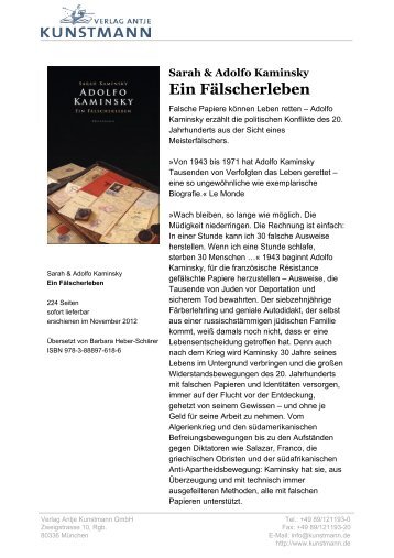 Druckansicht (PDF) - Verlag Antje Kunstmann