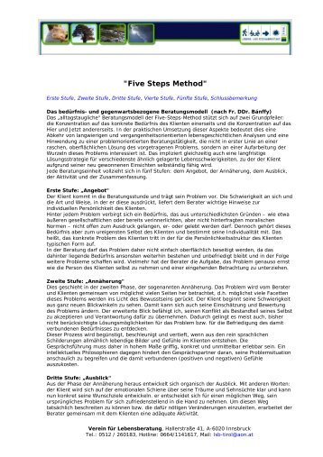 "Five Steps Method" - lsbtirol