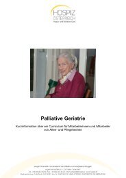 Palliative Geriatrie - Hospiz Österreich