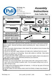 Assembly Instructions Pali