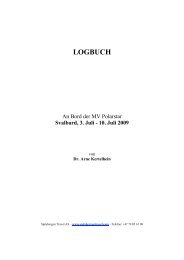 LOGBUCH - Spitsbergen Travel