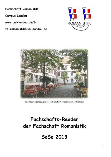 Fachschaftsreader SS 2013.pdf - Campus Landau