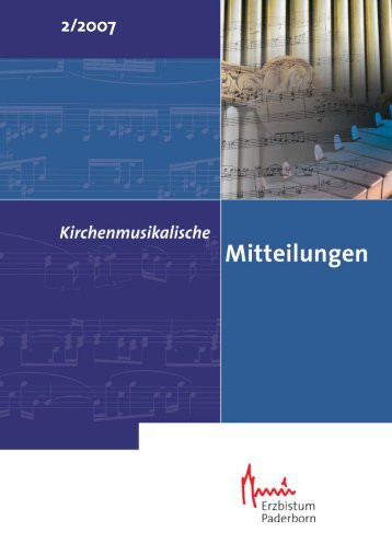 Inhalt IPD_2_2007 nn - Kirchenmusik im Erzbistum Paderborn