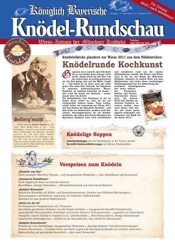 Königlich Bayerische Knödel-Rundschau - Die Münchner Knödelei