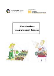 Abschlusskurs: Integration und Transfer PDF - 1 MB - Schulz von Thun