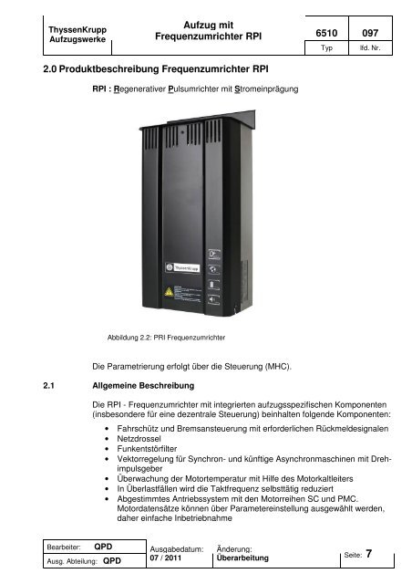 Deckblatt Montageanweiung RPI - TEF-online