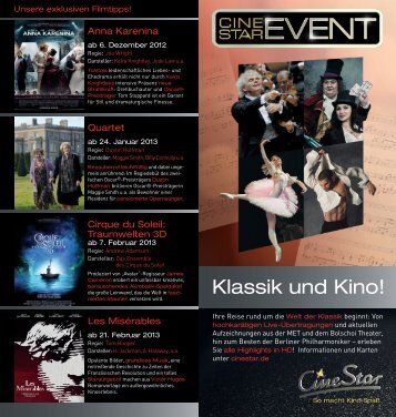 Klassik und Kino! - CineStar