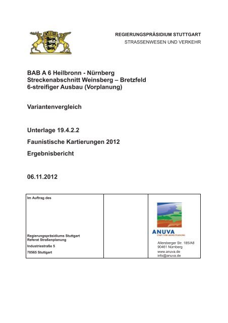 BAB A 6 Heilbronn - Nürnberg Streckenabschnitt Weinsberg ...