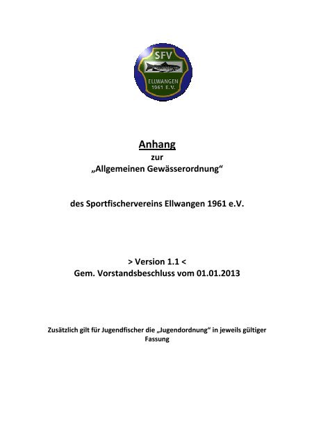 Anhang - SFV Ellwangen