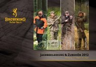 Jagdbekleidung & Zubehör 2012 - Browning