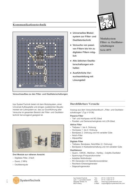 Kommunikationstechnik - hps SystemTechnik GmbH