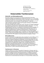 Hotzenwälder Familiennamen - Ahnengalerie Jehle