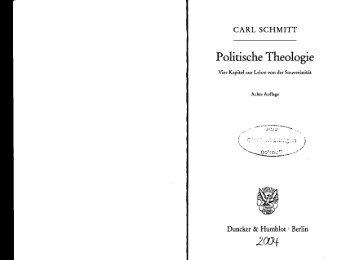 Politische Theologie