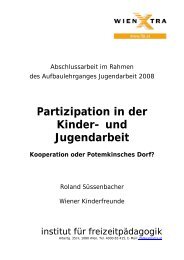 Partizipation in der Kinder- und Jugendarbeit - Institut für ...