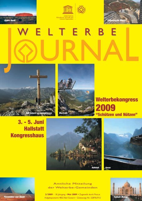 Welterbe Journal - Welterberegion Hallstatt Dachstein Salzkammergut