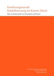 Familienergänzende Kinderbetreuung im Kanton ... - Fachstelle UND