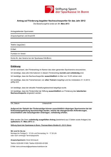 Antrag für Fördermittel (Download als PDF-Datei) - Sparkasse ...