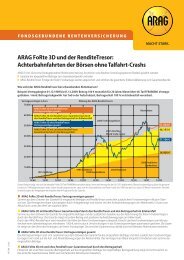 ARAG FoRte 3D und der RenditeTresor - beim ARAG Partnervertrieb