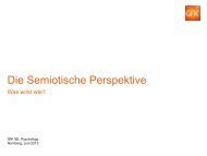 Die Semiotische Perspektive - Marketing Club Nürnberg
