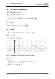 28 Die allgemeine Sinusfunktion - SUPERNOWA.de