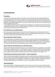 Anleitung (pdf) - quint-essenz
