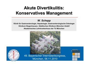 Akute Divertikulitis - Bayerischerinternistenkongress.de