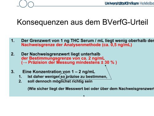 Drogennachweis im Rahmen des § 24a StVG