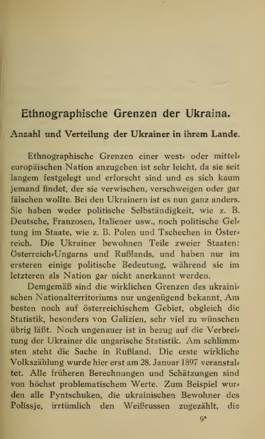 Ukraina, Land und Volk ; eine gemeinfassliche Landeskunde