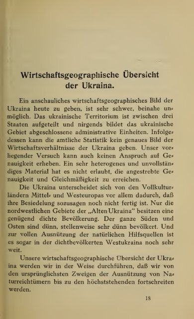 Ukraina, Land und Volk ; eine gemeinfassliche Landeskunde