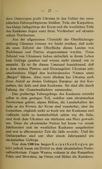 Ukraina, Land und Volk ; eine gemeinfassliche Landeskunde