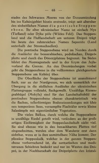 Ukraina, Land und Volk ; eine gemeinfassliche Landeskunde