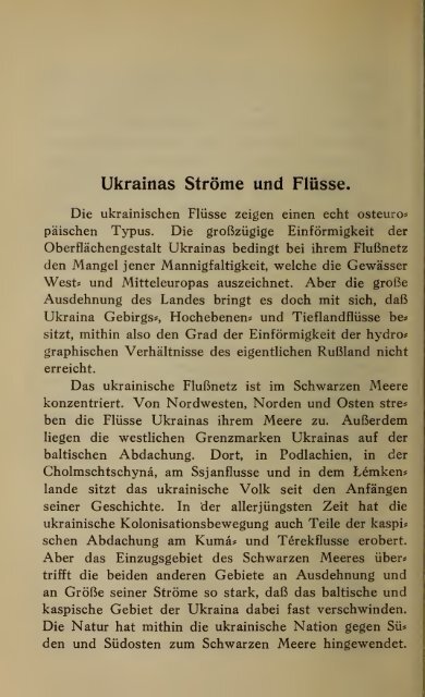 Ukraina, Land und Volk ; eine gemeinfassliche Landeskunde