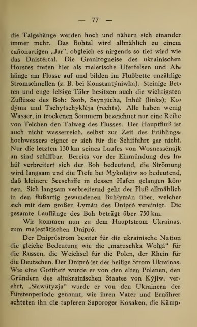 Ukraina, Land und Volk ; eine gemeinfassliche Landeskunde