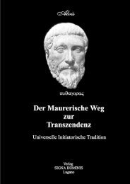 Der Maurerische Weg zur Transzendenz - Signa Hominis