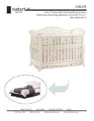 Assembly Instruction 485 8900 Crib Enchantment Cribs Com