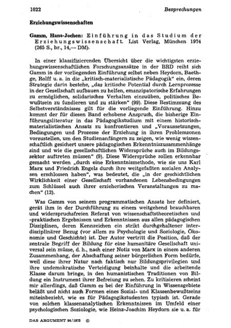 Antworten auf Althusser - Berliner Institut für kritische Theorie eV