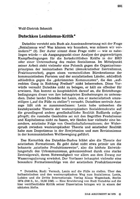 Antworten auf Althusser - Berliner Institut für kritische Theorie eV