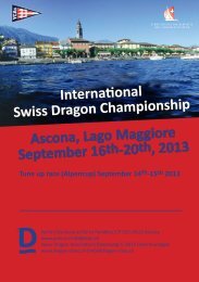 International Swiss Dragon Championship ... - Dragon-class.ch