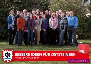 Broschüre zur Kommunalwahl 2013 - SPD Oststeinbek