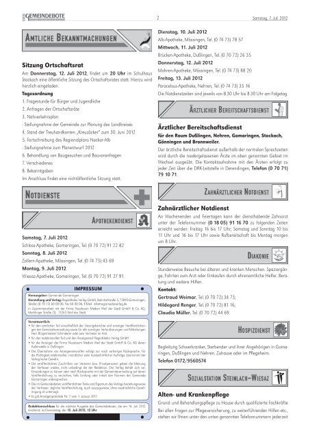 Gomaringen 07.07.12.pdf - Gomaringer Verlag