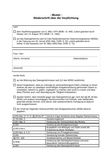 20090909 Verpflichtungserklärung, Muster - bei der NBank