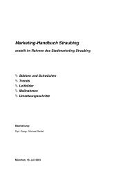 Marketing-Handbuch Straubing - Straubinger Ausstellungs- und ...
