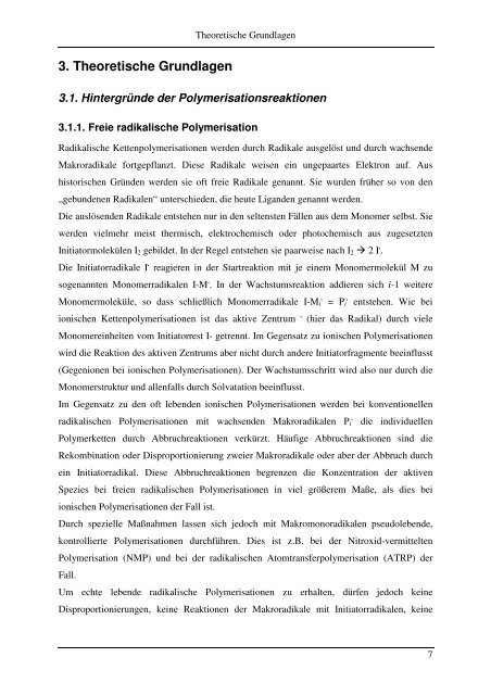 Diplomarbeit - Patrick Beines - Homepage von Dr. Patrick W. Beines