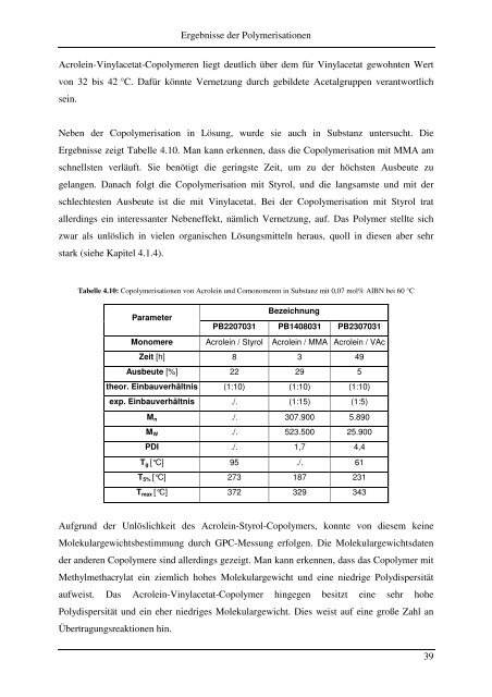 Diplomarbeit - Patrick Beines - Homepage von Dr. Patrick W. Beines