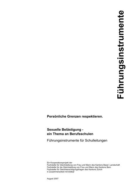 Persönliche Grenzen respektieren. Sexuelle Belästigung - ein ...