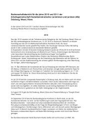 Rechenschaftsbericht für die Jahre 2010 und 2011 ... - SPD Duisburg