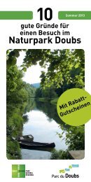 10 gute Gründe für einen Besuch im Naturpark Doubs - Jura Tourisme