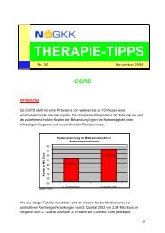 Ausgabe November 2005 - COPD - bei der NÖGKK