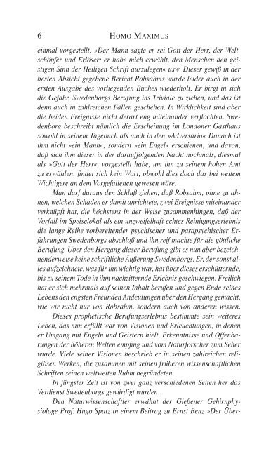 PDF | Homo Maximus - Swedenborg Zentrum Zürich