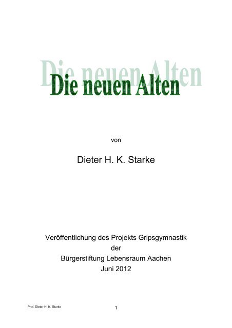 Die Neuen Alten Initiative Burgerstiftungen